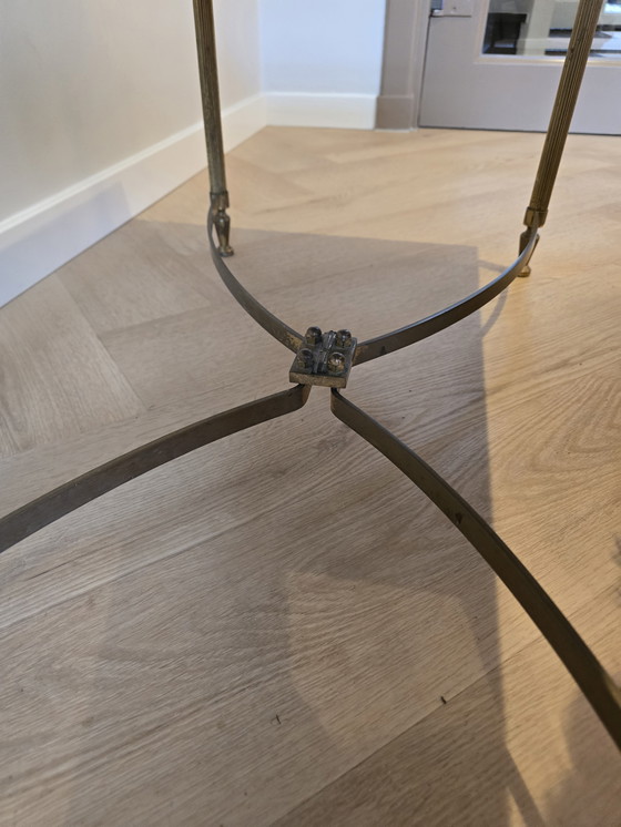 Image 1 of Vintage onyx bijzettafel 