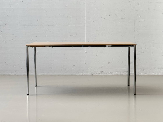 Image 1 of Tavolo con piano effetto rovere di Sedorama, Svizzera, anni '90