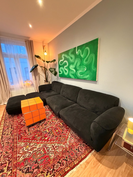 Edra Grand Soffice, Sofas, Textile, Black (photo 3 of 5)