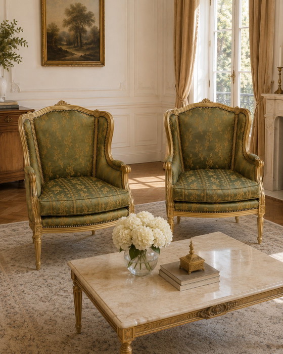 🪑 Superbe Ensemble de 4 Fauteuils Louis XV – Élégance et Authenticité Française Prix à l’Unité 200€ (photo 2 of 11)