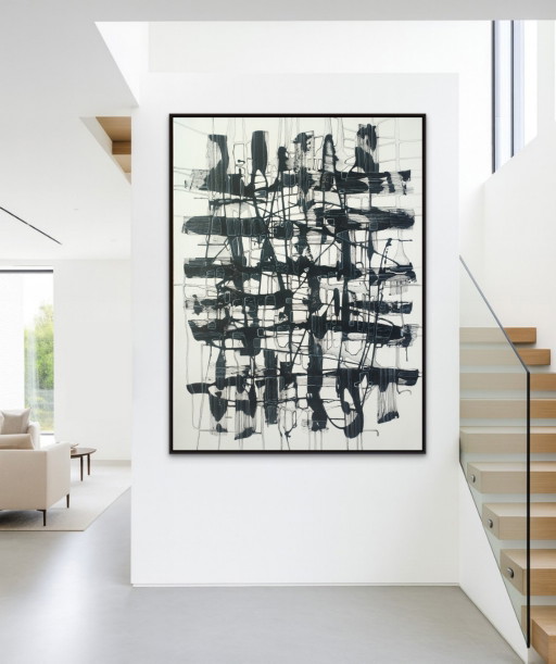Antadze Abstract Composition XXL – schilderijen tekeningen, Canvas (photo 2 of 15)