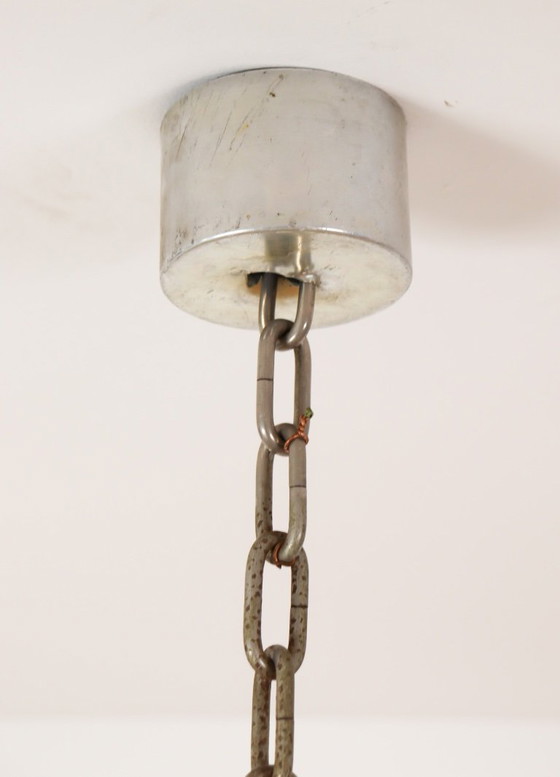 Image 1 of Weelderige kroonluchter van Paolo Venini voor Vivarini, Muranoglas/Prismaglas, Italië, jaren 70, op maat gemaakt