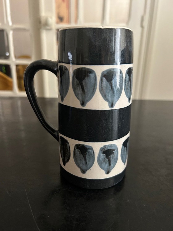 Image 1 of two vintage ceramic mugs