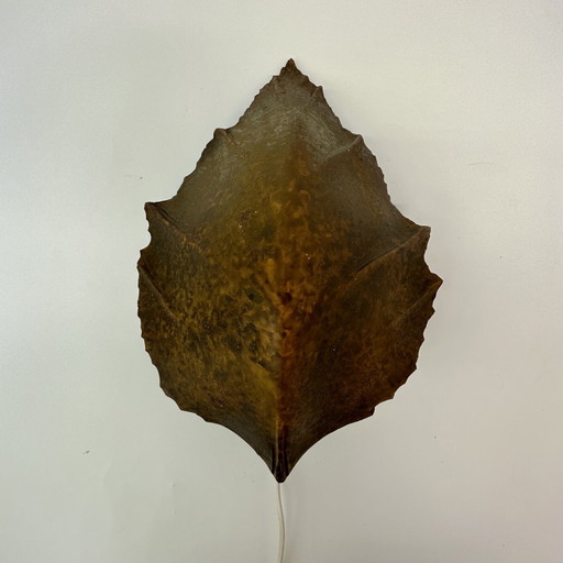 Applique vintage à feuilles, 1970