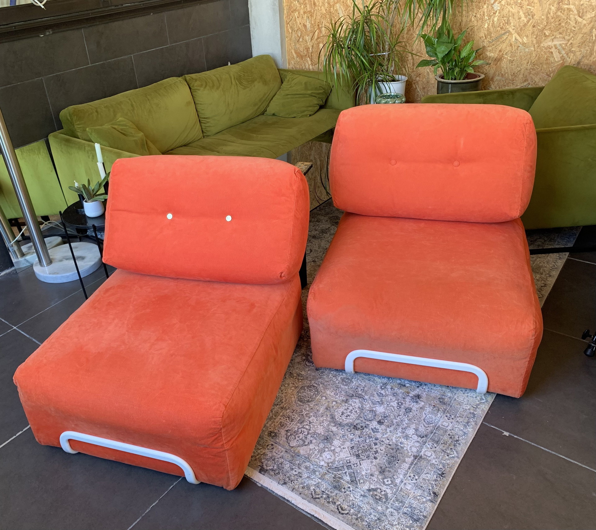 Ikea 2009 Rörberg modular sofa, armchair, lounge chair, Space Age