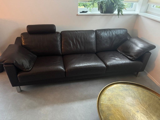 Leolux leather sofa