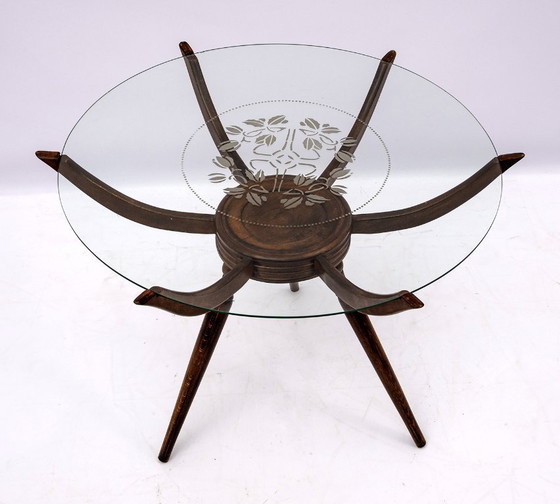 Image 1 of Carlo De Carli Mid-Century Modern Italian "Spider" Coffee Table, 1950