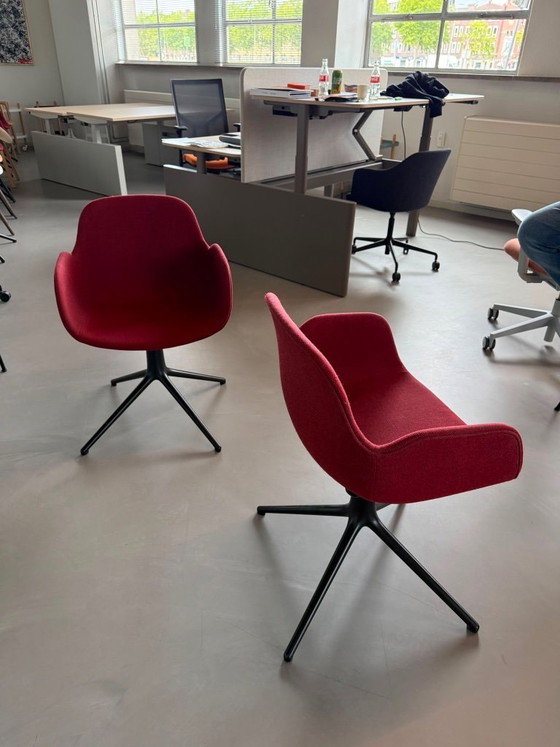6x Fauteuil pivotant Normann Copenhagen Form – Chaises de salle à manger, Metal, Textile (photo 3 of 5)