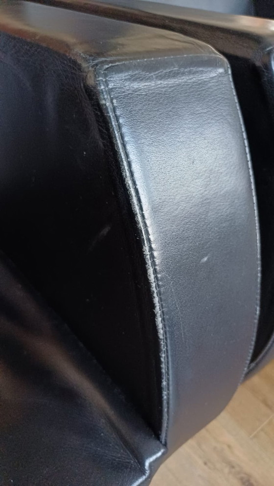 Image 1 of 2 poltrone elementari in pelle di Jean Nouvel Ligne Roset 1991