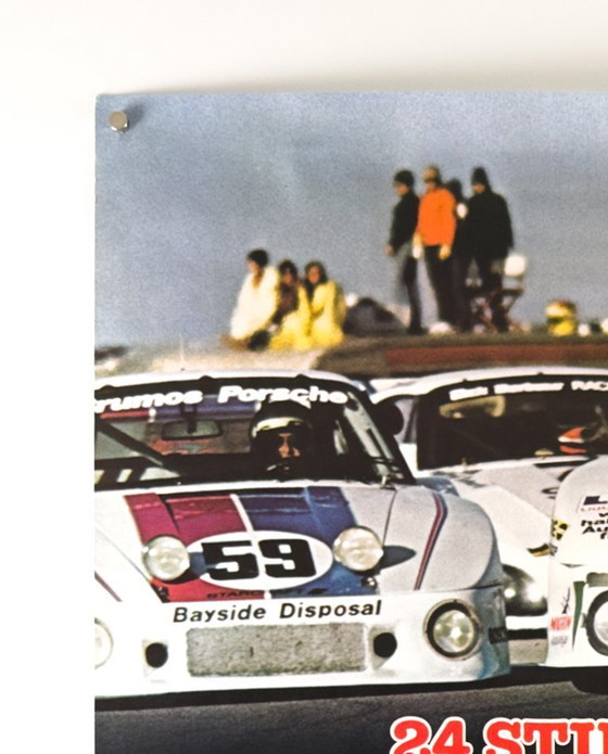 Image 1 of Porsche 24 Stunden Daytona '80 – Original Poster der Werbeagentur Strenger – 1980 – 102 × 76 cm | Deutschland