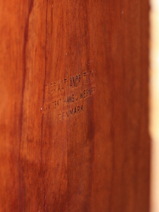 Image 1 of Tavolino da caffè Hans Wegner AT10 in legno di teak e rattan