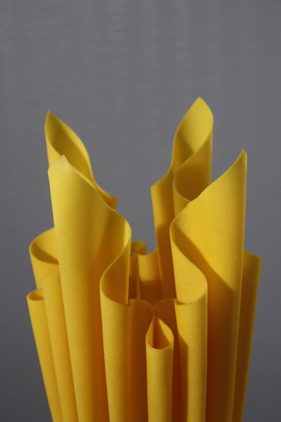 Image 1 of Georgia Jacob - Lampe vintage métal & résine design post-moderne 1990s France