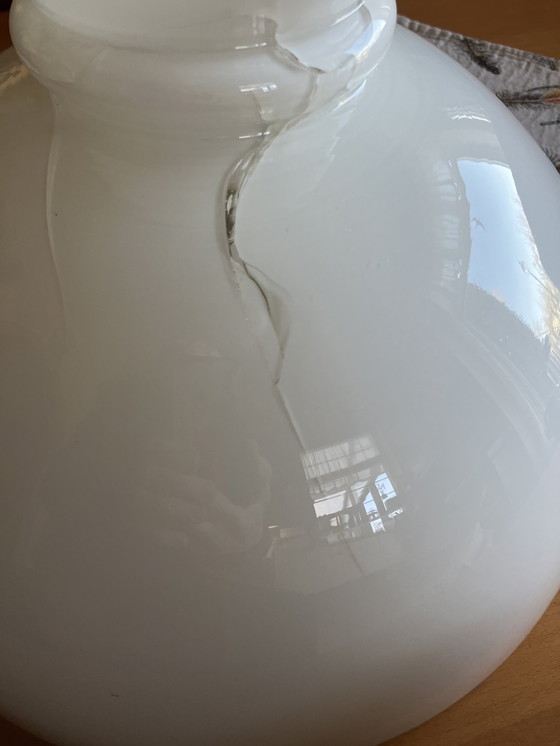 Image 1 of Lampada a sospensione a olio antica del XIX/XX secolo