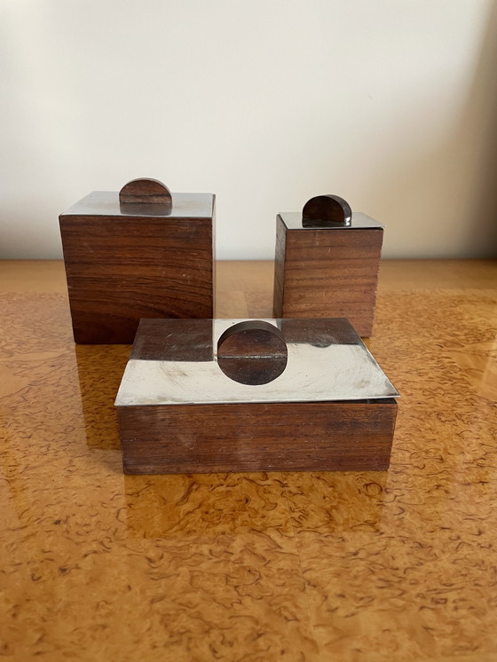 Image 1 of Holz- und Metalldosen Art-Déco