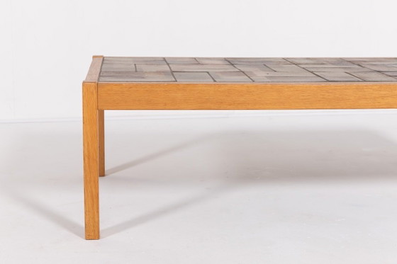 Image 1 of Danish Modern Ceramic Top Coffee Table from Sallingboe