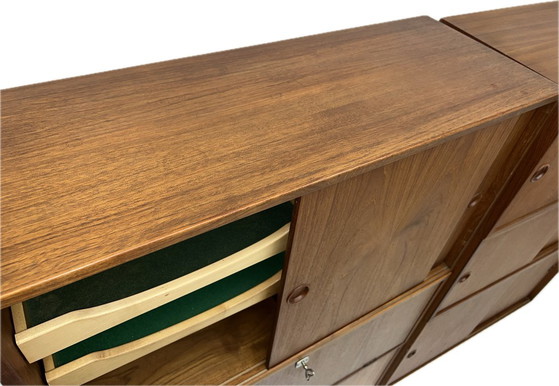 Image 1 of Mobile a parete vintage in teak di Kai Kristiansen per FM Mobler, anni '60
