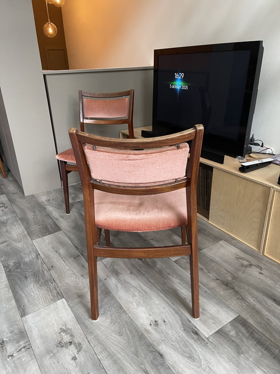 Image 1 of 4 Danish design chairs made of Teak