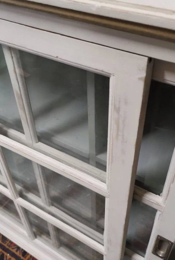 Image 1 of Antiker Ladenschrank, niedrige Vitrine