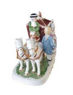Image 1 of 2201 Vintage Baroque Kitsch Porcelain Figurine