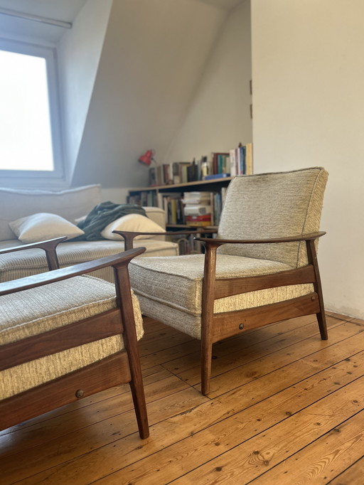 Fauteuils scandinaves (2x)