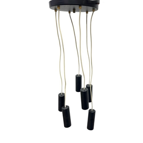 Lampada a sospensione Elektroinstala Jílové Cascade (modello 68816/1) – Cecoslovacchia vintage, anni '70. (photo 6 of 14)