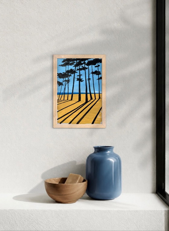 Acrylic and ink on framed A4 paper – Paintings & Drawings (photo 3 of 6)