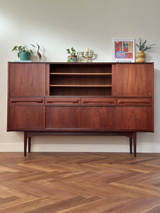Image 1 of Vintage highboard Deens Johannes Andersen jaren 50/60/70