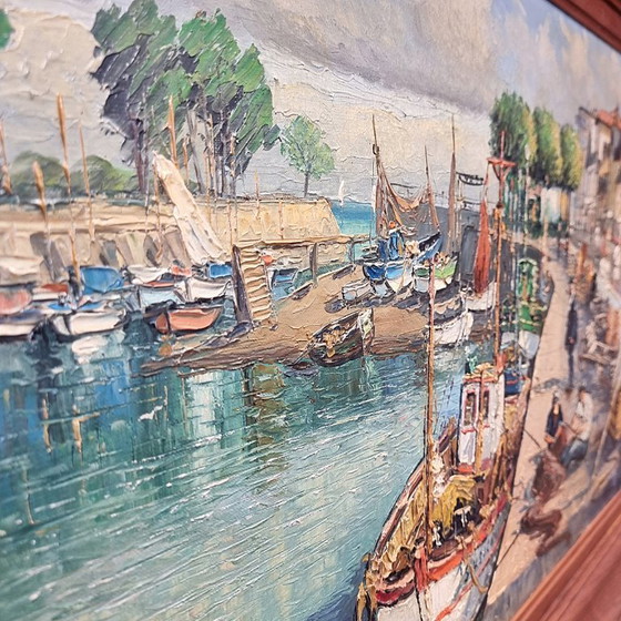 Georges Robert Mabille Harbor View in Oil on Canvas – Paintings & Drawings, Other (photo 5 of 7)
