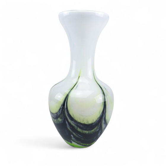 Image 1 of Opal glass vase by Carlo Moretti Italy 70s Pop Art Design