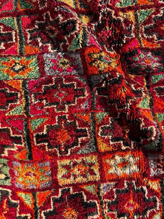 Image 1 of Vintage Moroccan Boujad Rug 200 x 340 cm – Handwoven Wool Berber Area Rug from the 1970s