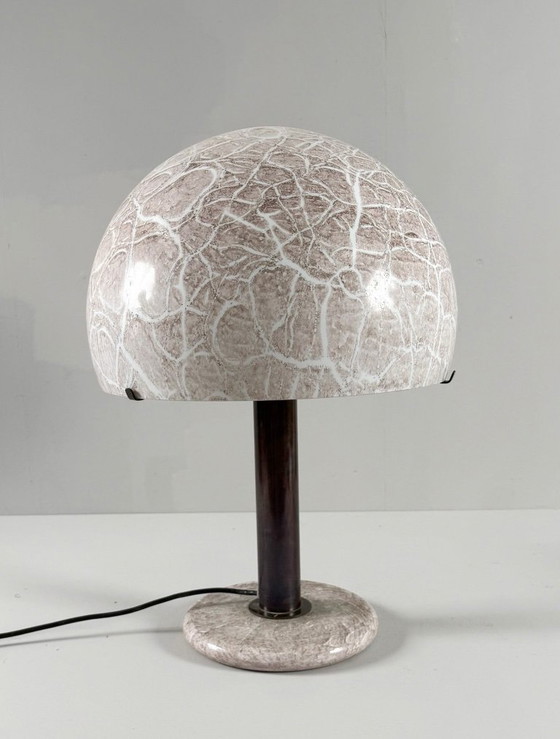 Image 1 of Lampe de table/champignon de Ludovico Diaz de Santillana pour Venini, modèle : 832, Italie, années 1960, exemplaire rare