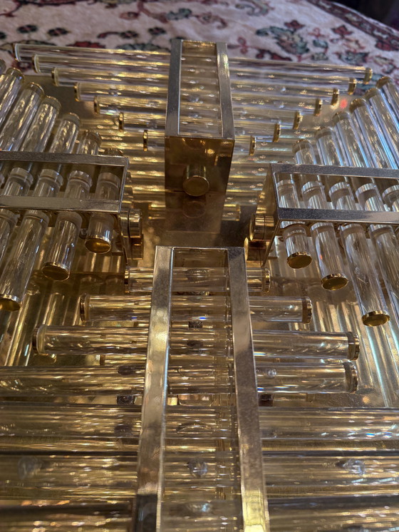 Image 1 of Very rare set of Palme design vintage ceiling/wall lamps