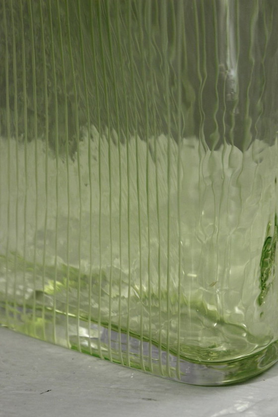 Image 1 of Glass vase with engraved decoration, Orrefors Ingeborg Lundin, Sweden, 20th century