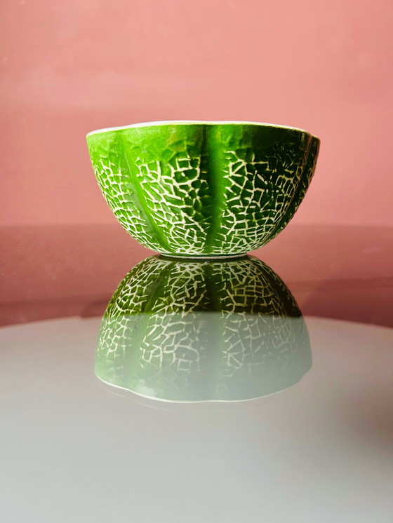 Image 1 of 🍉 SET VAN 4 CANTALOUPE SCHAALTJES  - JAPAN 🍉 