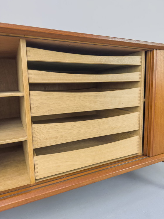 Image 1 of Danish Teak Sideboard by Henning Kjaernulf for Bruno Hansen, 1960s