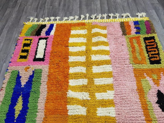 Prächtiger, farbenfroher Berberteppich 150/250 cm – Teppiche & Läufer, Wool (photo 6 of 7)