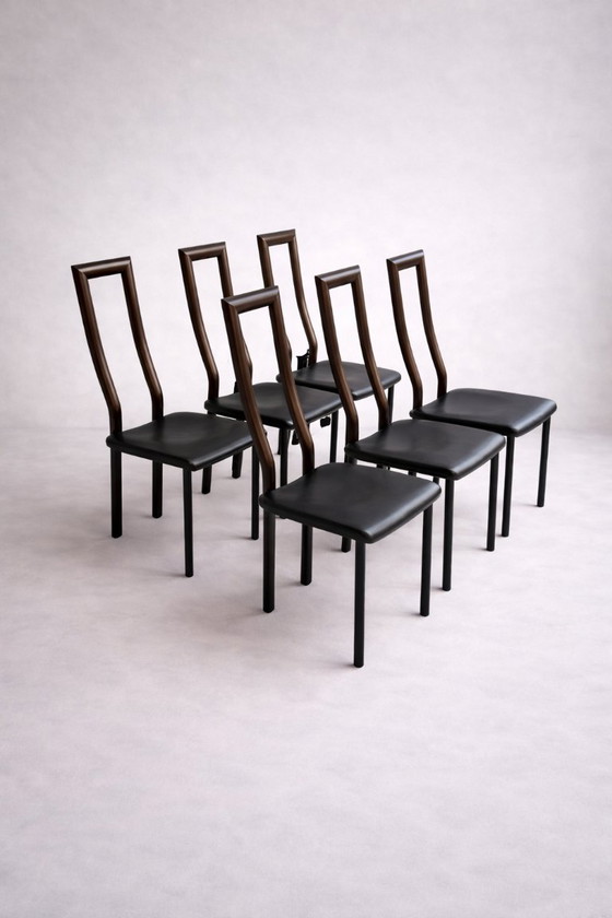 Image 1 of Set di 6 sedie Ycami Regia - Design italiano