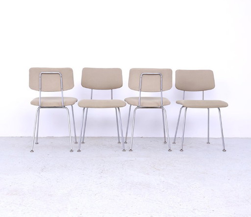 Vintage Gispen stoelen model 1263, A.R. Cordemeijer 1960's