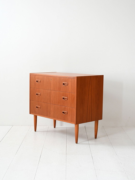 Image 1 of 1960er Jahre Skandinavische Kommode aus Teakholz