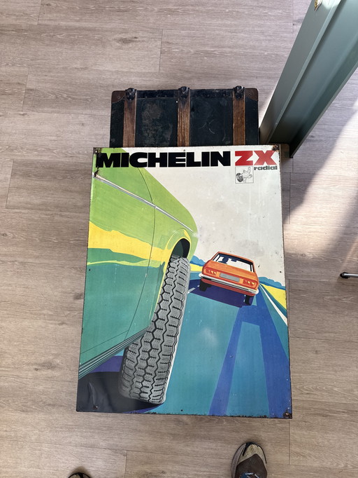 Michelin advertisement 70’s metal