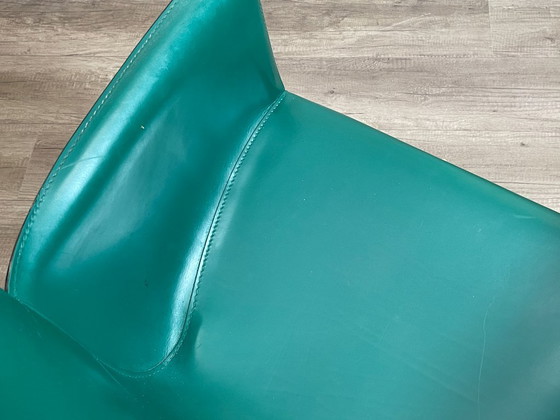 2x Matteo Grassi Vela – Grün Anthrazit Leder | Franco Poli – Sessel, Leather (photo 13 of 13)
