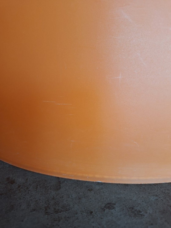 1991 Wave Magazine Rack - Design by Maier-Aichen for Authentics (Italy), Plastic, Orange, Modern (photo 6 of 10)