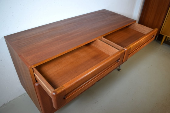 Image 1 of Deens Teakhouten Dressoir van Kollund Möbler Vintage Dressoir Ladekast