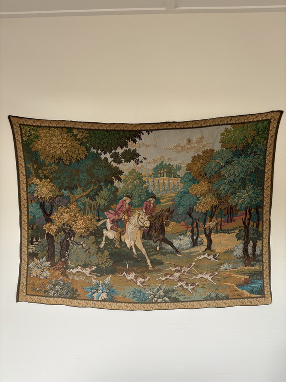 Image 1 of Antiker Aubousson Gobelin Wandteppich