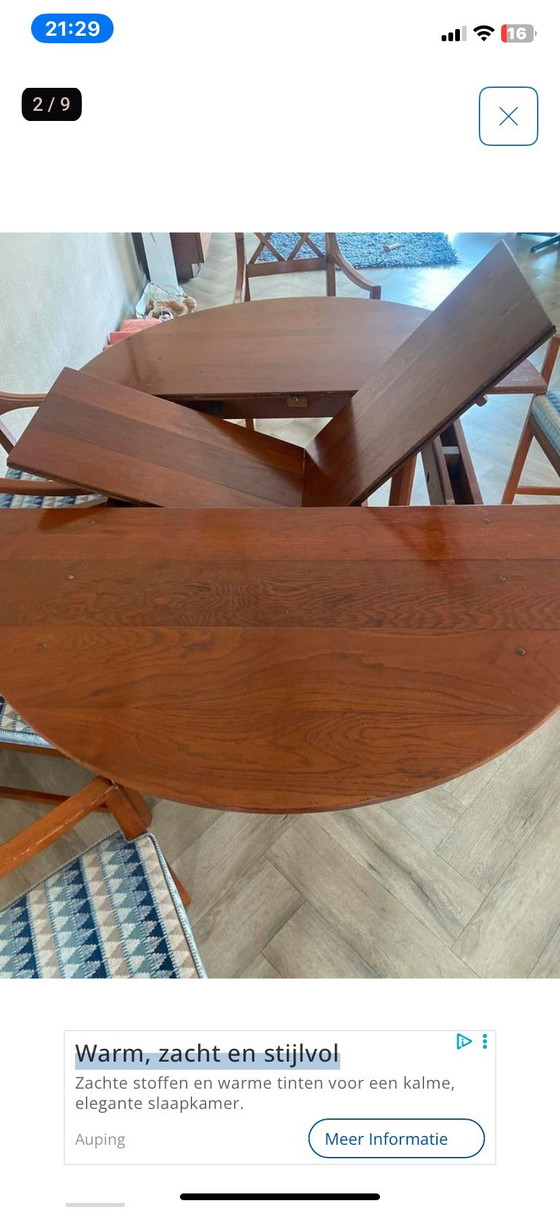 Image 1 of Schuitema dining area with 6 chairs