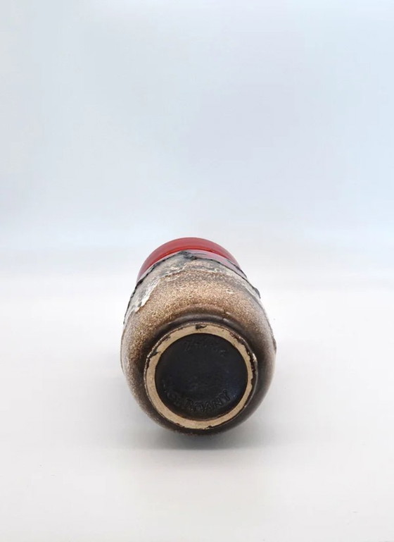 Image 1 of Vaso della Germania Ovest 242-22 – Ceramica vintage di metà secolo, stile Fat Lava