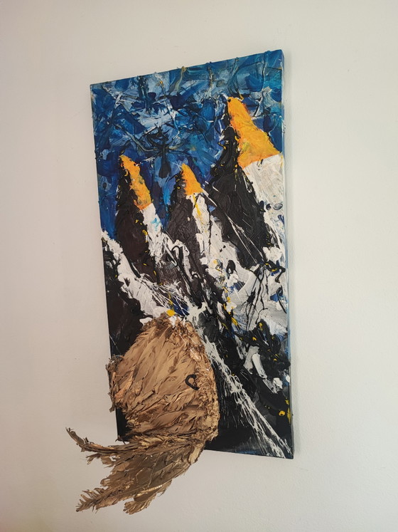 Image 1 of Œuvre d'art : Peinture et sculpture d'Icare par Th. G. Kellnberger
