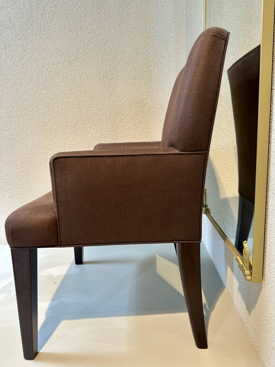 Promémoria Isotta Große Stühle von Romeo Sozzi, 10 Stück – Promemoria, Esszimmerstühle, Wood, Textile (photo 6 of 11)