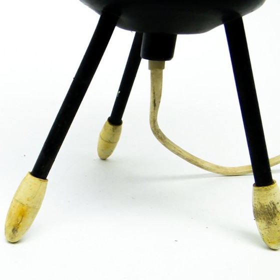 Pop Art Glass Bedside Lamp, Poland, 1960s – Table lamps, Metal (photo 6 of 8)