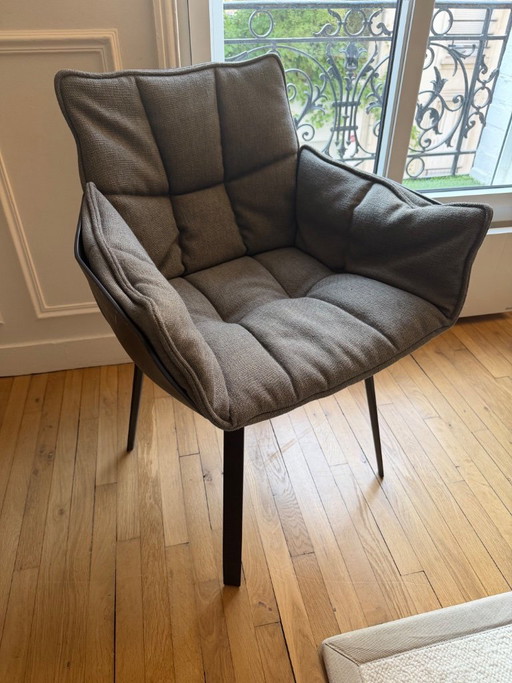B&B ITALIA - Set van 4 Draaibare Husk Fauteuils